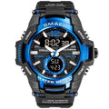 Modern Luxury Sport Watch For Men Fashion Casual Alarm Clock 50M Waterproof In Military Chrono Dual Display Style Wristwatches Relogio Masculino