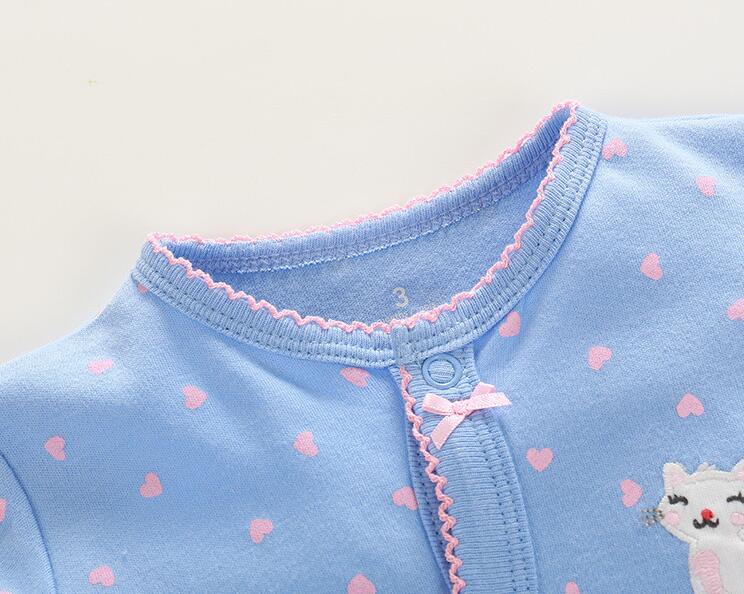 Baby Clothes Newborn Home Wear Cotton Baby Girl Romper  Baby Costume Infant Boy Sleep Comfortable Pajamas