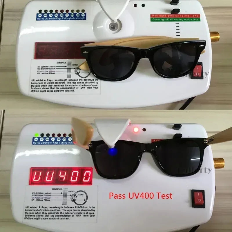 Ralferty Retro Wood Sunglasses Men Bamboo Sunglass Women Brand Sport Goggle Mirror UV400 Sun Glasses Male Shades lunette oculos