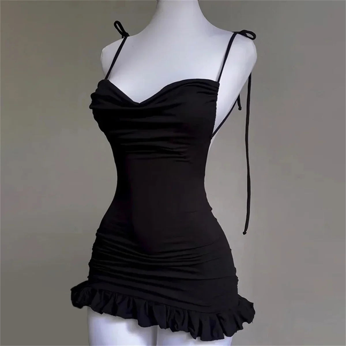V Neck Backless Sundress | Sexy Lace Up Beach Dress -femstylo