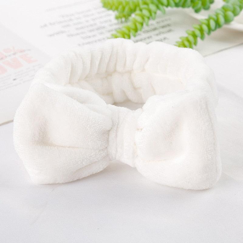 Coral Fleece Soft Headband Cross Top Knot Hairband Elastic Hair Band For Women Girls Wash Face Turban Headwear Gorgeous Hair Accessories For Women