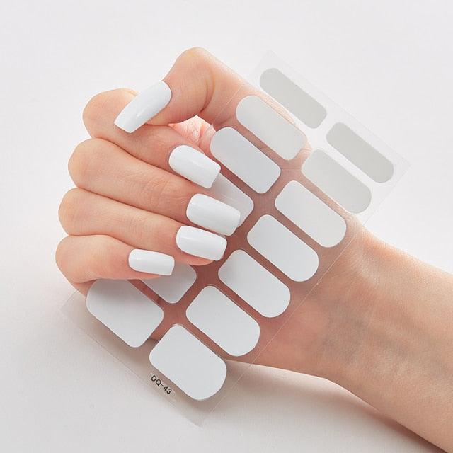 Full Cover Nail Stickers Designer Nail Decals Fashion Five Sorts of Nail Stickers  Nail Sticker set Nail Decoration Nail Strips 3D Nail Art Stickers Decal Slider Template Diy Nail Tool Decorations Nail Art Design Self Adhesive Luxury Designer Nail Sticker