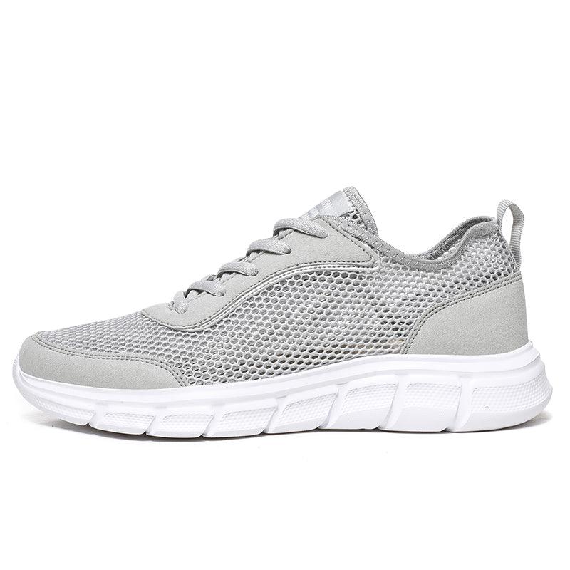 Men Casual Black Sneakers Fashion Light Breathable Summer Outdoor Beach Mesh Gym Running Sneakers Men Breathable Mesh Ultra Comfortable Athletic Fashion Jogging Sneaker