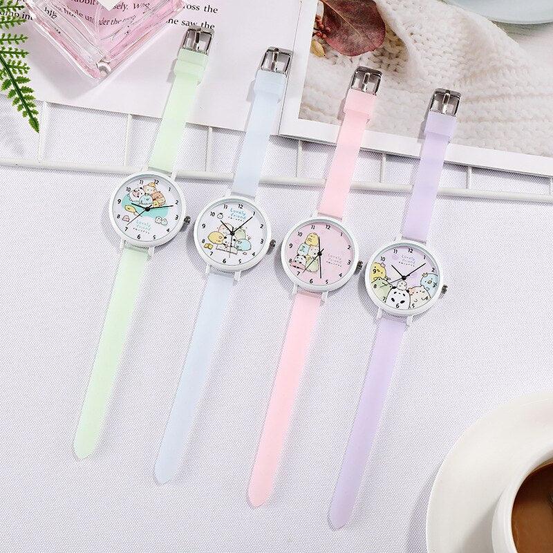 New Fashion Student Sport Watch Luminous Watch Boys Girls Kids Watch Childrens Silicone Strap Wristwatch Outdoor Simple Children Wristwatch Colorful Boys Girls Watches